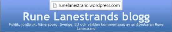 Rune Lanestrans blogg